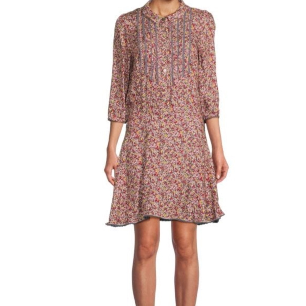 ZADIG & VOLTAIRE Liberty Raspail Floral A-Line Minidress SZ M